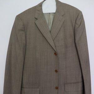 Ermenegildo Zegna Tan Suit Jacket (42 R)